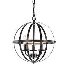 How tall does a bronze chandelier have to be? Bronze Chandelier Orb Chandelier Rustic Chandeliers For Dining Rooms 3 Light Farmhouse Chandelier Globe Chandelier Buy Online In Andorra At Andorra Desertcart Com Productid 105937248