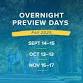 Overnight Preview Day event image