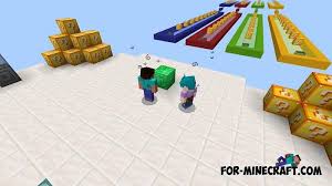 We're the only skyblock server that has lucky blocks! Lucky Block Map For Minecraft Pe 1 17