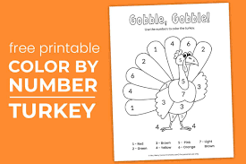 Maybe you would like to learn more about one of these? Free Printable Color By Number Turkey Worksheet Mrs Merry
