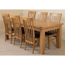 Wood dining room table + 4 solid wood chairs.read more. Richmond Large Oak Dining Set 6 Harvard Chairs