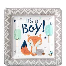 Learn how to plan a gender neutral woodland baby shower. Woodland Baby Shower Party Supplies Party City