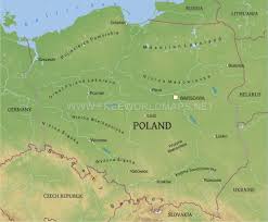 Warsaw with złote tarasy office and entertainment complex (left), and the poland, officially the republic of poland, is a member state of the european union, but does not the map shows poland and surrounding countries with international borders, the location of the. Poland Physical Map