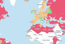 Bourgas, gabrovo, haskovo, lovec, pleven, plovdiv, razgrad, roussé carte d'europe avec la bulgarie. Ou Et Comment Partir En Vacances Cet Ete La Carte Interactive D Ulysse Apporte Des Reponses