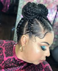Make cornrows and tie up your hair in a bun at the top, then secure it with pins. 50 Goddess Braids Hairstyles For 2021 To Leave Everyone Speechless