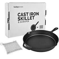 Henley Kitchen Pre Seasoned Cast Iron Skillet 12 Inch Https Www Amazon Com Dp B06xh55xyl Ref Cm Sw R Pi Dp Cast Iron Cast Iron Frying Pan Iron Cleaner
