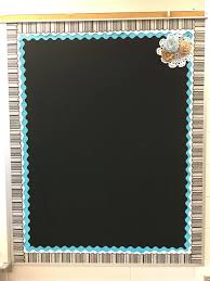 Black And White Bulletin Board Classroom Check Out Some More Ideas From My 16 17 Class Decor Board So Excited For The Black White And Bu Chalkboard Classroom Rustic Classroom Decor Burlap Classroom