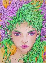 From the book Faeries by Alan Lee and Brian Froud. Pencil drawing by Alan  Lee. "The words "fey" and "faerie" come from the French and started to  replace the Old English "elf"