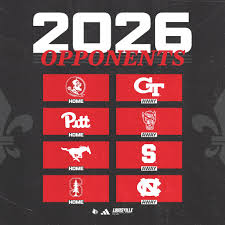 Louisville Football | Our conference opponents through 2030 are set   Swipe to see the full slate! #GoCards | Instagram