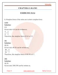 Indian certified of secondary education. Selina Concise Mathematics Class 6 Icse Solutions For Chapter 11 Ratio