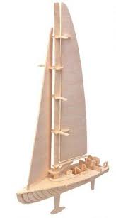 Amazon Com Sail Boat 3d Wooden Puzzle Toys Games Artesanato Em Madeira Brinquedos De Madeira Para Criancas Carrinho De Madeira