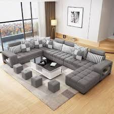 Harmony Reversible Sectional Sofa With Ottoman In 2020 Wohnzimmer Modern Luxus Wohnzimmer Wohnzimmer Sofa