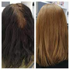 Natürlich kannst du auch immer wieder blondieren, das klappt auch, aber ist eben. Farbrettung Friseur Team Feldstrasse Bielefeld