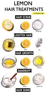 Lemon Hair Treatments For Every Hair Problem Little Diy Lemon Hair Hair Treatment Homemade Hair Treatments