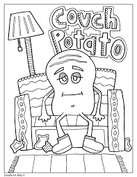 You can download free printable potatoes coloring pages at coloringonly.com. Idioms Classroom Doodles