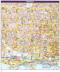 Toronto Street Map Pdf Toronto Canada City Map. Printable Tourist Map Of Toronto Downtown