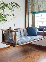 You can go through brilliant designs one of the widely used swing designs for homes is relaxation swing suitable for casual and natural wood is needed to be cleaned or painted from time to time. 20 Creative And Ultimate Swing In Balcony Ideas Photos In 2021 Wooden Living Room Furniture Wood Bed Design Inexpensive Home Decor