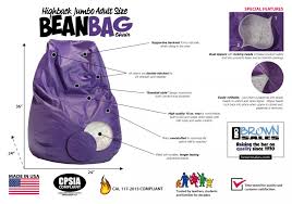For child safety and durability reasons, all big joe bean filled chairs have two zippers with their pulls intentionally removed before shipment. Beanbag Chairs For Adults Kids Brown Sales Brown Sales