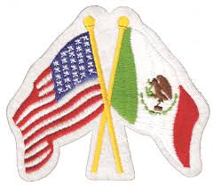 If you are using mobile phone, you could also use menu drawer from browser. Mexico Crossed Usa Flags Souvenir Embroidered Patch
