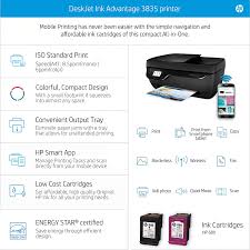 If you want the full feature software solution, it is available as a separate download named hp deskjet Hp Deskjet 3835 All In One Ink Advantage Wireless Colour Printer Black With Auto Document Feeder Hp 680 Black Ink Cartridges Twin Pack X4e79aa Amazon In Computers Accessories