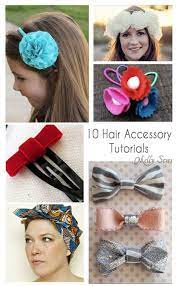 10 Hair Accessory Tutorials Melly Sews Hair Accessories Tutorial Diy Hairstyles Diy Hair Accessories