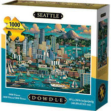 Puzzle mates puzzle roll with free 1000 piece jigsaw puzzle. Dowdle Jigsaw Puzzle Seattle 1000 Piece Walmart Com Walmart Com