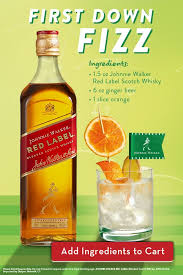 Johnnie Walker First Down Fizz In 2020 Alcohol Drink Recipes Drinks Alcohol Recipes Party Drinks Alcohol