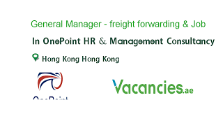 General Manager Freight Forwarding Logistics Industry Hr Management Logistics Industry Job