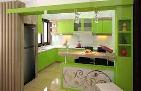 Coba deh kombinasikan warna cat tembok dapur kalian warna hijau tapi gunakan kitchen set classic dengan warna putih duco. 60 Model Kitchen Set Sederhana Desain Minimalis Harga