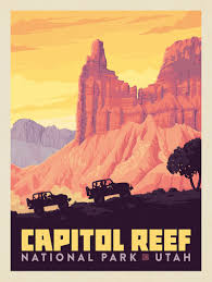 It is 100 miles (160 km) long but fairly narrow. Capitol Reef National Park 4 Wheeling