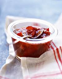 Marmelade De Rhubarbe Fraises Et Gingembre Recette Confiture Rhubarbe Rhubarbe Recette Confiture