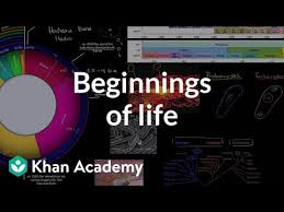 It tells the origin stories, and then keeps going with history from a perspective that can best be described as the opposite of microscopic. Beginnings Of Life Video Khan Academy
