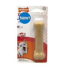 Idéales pour les chiens difficiles ! Nylabone Dure Chew Beurre De Cacahuetes Os A Macher