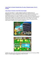 Pelajari cara kerja cheat engine. Cheat Plant Vs Zombie Rekreasi Alam