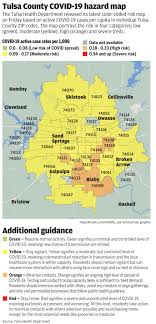 List of zipcodes in oklahoma city, oklahoma; Tulsa Health Department S Covid 19 Map Now Has 10 Area Zip Codes In High Risk Down From 12 At Launch Local News Tulsaworld Com
