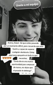 Apoyo emocional para Edwin Ceron en momentos difíciles