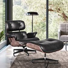 It matters on how well the leather will hold up. Lounge Chair And Ottoman Mid Century Modern Classic Design Top Grain Leather High Density Wood Buy Online In Aruba At Aruba Desertcart Com Productid 102791154