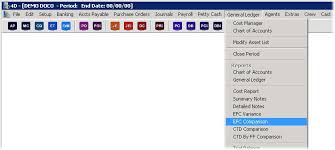 Menus General Ledger Efc Comparison Mydaes Online