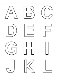 Read reviews for 3/4 wood block letters by artminds™. Letters And Numbers Letters In Block Letters From A To L