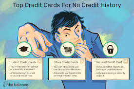 Top credit cards for bad credit. Get A Credit Card With No Credit History