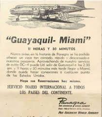 Un Viaje En El Tiempo Turismo Guayaquil Tranporteaereo Vintage Airline Ads Vintage Airlines Miami
