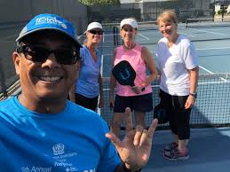 We are proud of our ladies pickleball team. This is our 3.5 players.