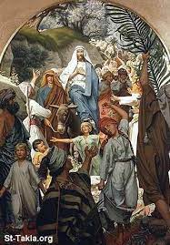 Palm sunday commemorates the triumphal entry of jesus into jerusalem, five days before his crucifixion. Ø£Ø­Ø¯ Ø§Ù„Ø´Ø¹Ø§Ù†ÙŠÙ† ÙƒØªØ§Ø¨ Ø£Ø­Ø¯ Ø§Ù„Ø´Ø¹Ø§Ù†ÙŠÙ† St Takla Org