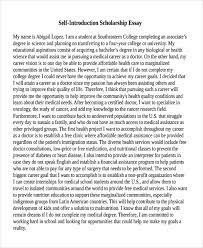 My name is coy jones. Free 6 Self Introduction Essay Examples Samples In Pdf Doc Examples