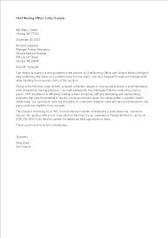 Jun 29, 2016 · here is the medical officer cover letter example: Gratis Chief Nursing Officer Job Application Letter