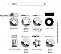 Gas Cylinders Bearing Kit Repair Kit For Office Chairs
