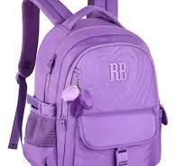 Mochila De Costas Escolar Infantil Rebecca Bonbon Desenho Do Tecido Roxo