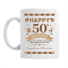 5 out of 5 stars. 50th Birthday Gift Idea For Men Keepsake For 50 Year Old Coffee Mug Buy Online In Cape Verde At Capeverde Desertcart Com Productid 61068491