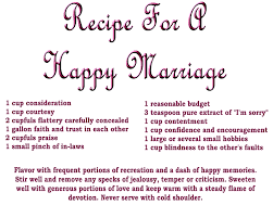 Maybe you would like to learn more about one of these? Recipe For A Good Marriage Quotes Quotesgram