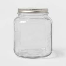 Mini jars up to our 2.5 gallon large jars. Glass Storage Jars Target